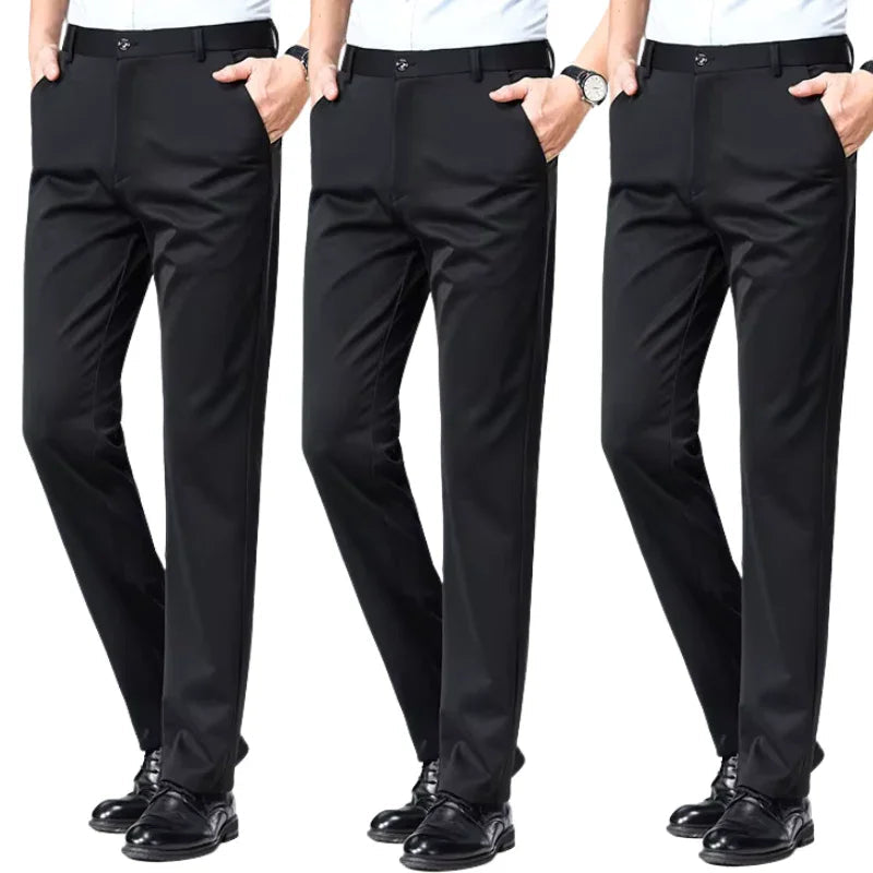 COMPRE 2  LEVE 3 |  Calça Social Clássica Alfaiataria + Cinto de Brinde